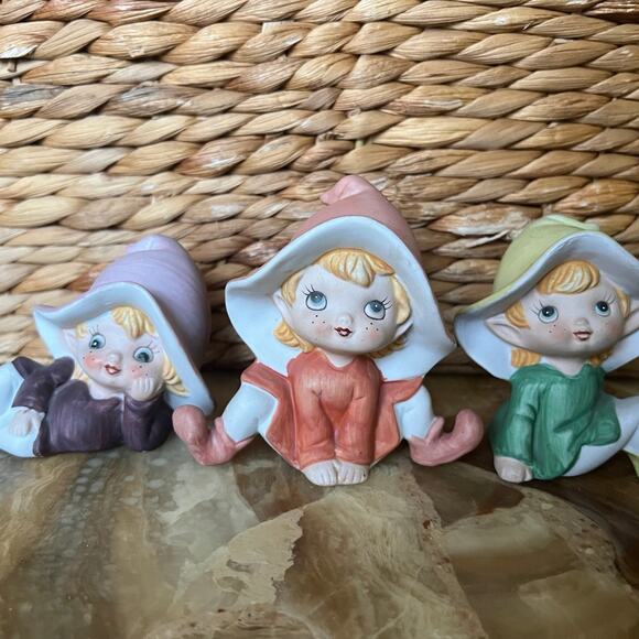 Gnome set by Homco - Picture 1 of 10